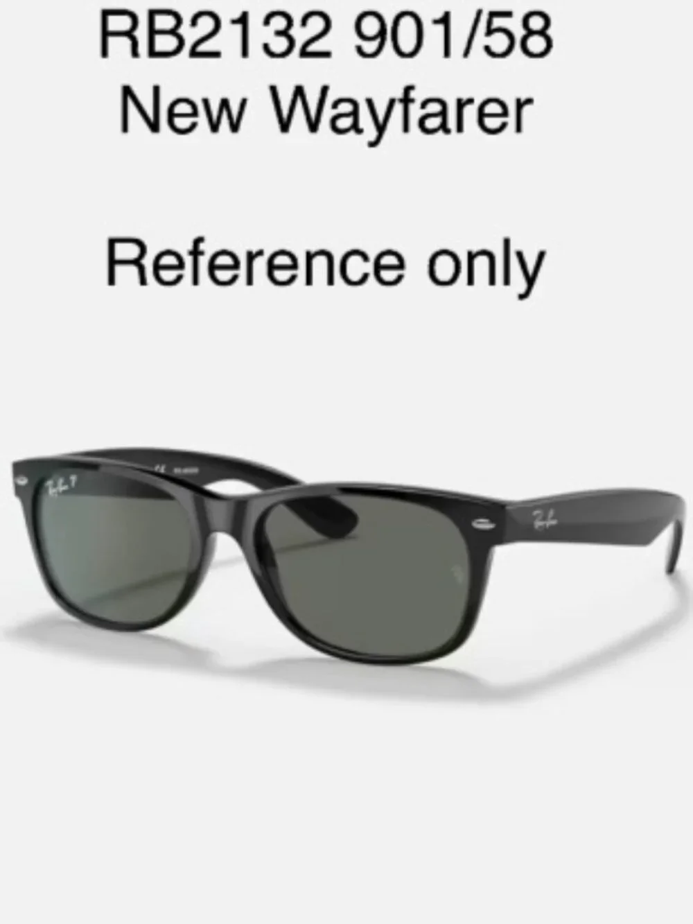 Replacement Lenses for Ray-Ban RB2132 New Wayfarer Green Polarized 58mm
